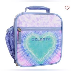 Mackenzie Lavender Heart Tie-Dye Lunch Boxes